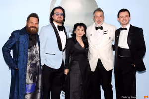 Joey Fatone, JC Chasez, & Joan Grande @ BroadwayWorld Joey Fatone, JC Chasez, & Joan Grande Photo
