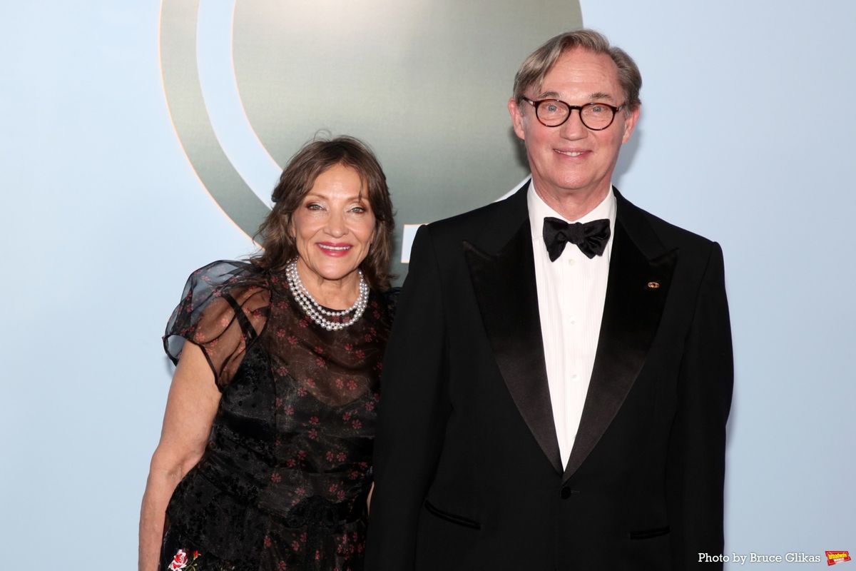 Richard Thomas & Georgiana Bischell at Photos: 2026 Tony Awards- Stars Walk the Red Carpet