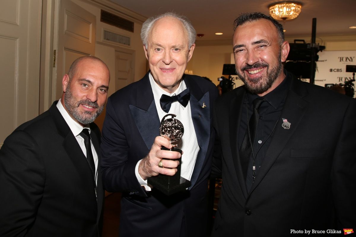 John Lithgow & Carmine Lucariello at Photos: Backstage with the 2026 Tony Awards Winners
