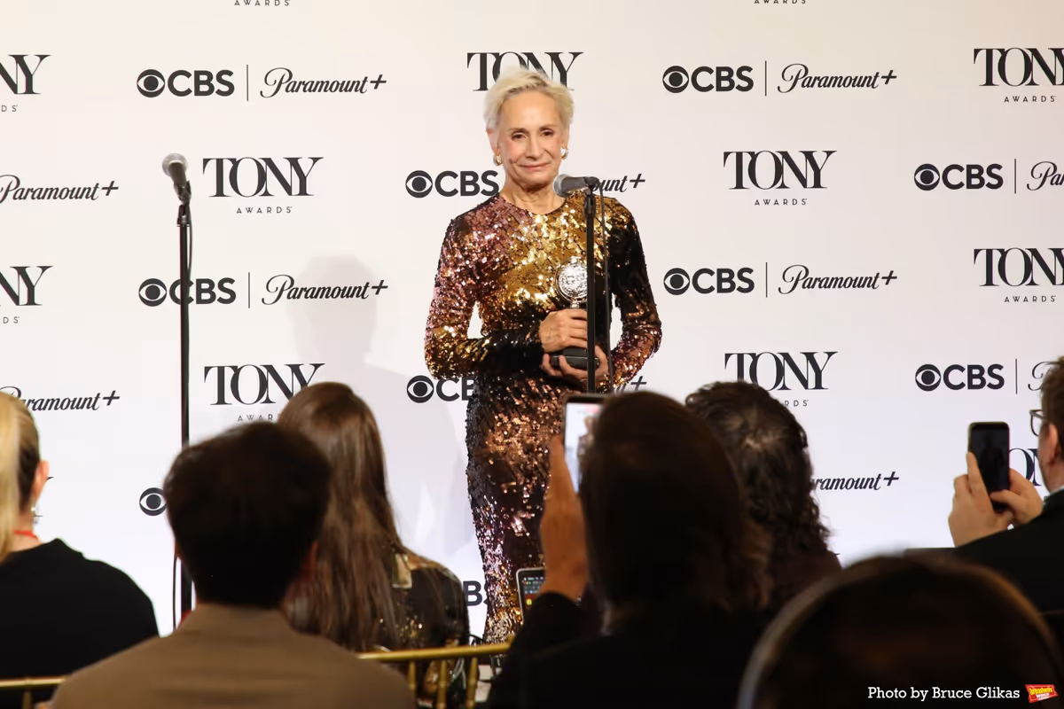 Laurie Metcalf at Photos: Backstage with the 2026 Tony Awards Winners