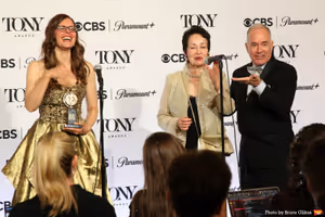 Lynn Ahrens, Stephen Flaherty, & Lear deBessonet @ BroadwayWorld Lynn Ahrens, Stephen Flaherty, & Lear deBessonet Photo