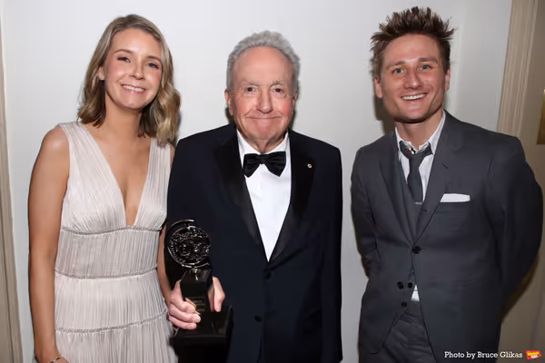 Lorne Michaels, Micah Frank and Caroline Maroney Photo