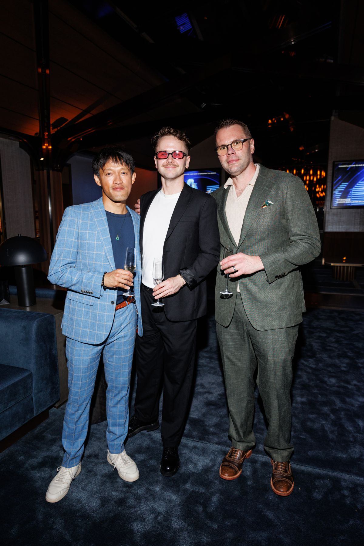 Vichet Chum, Guest and Sam Hunter at Photos: WME Honors Nominees at Pre-Tonys Party