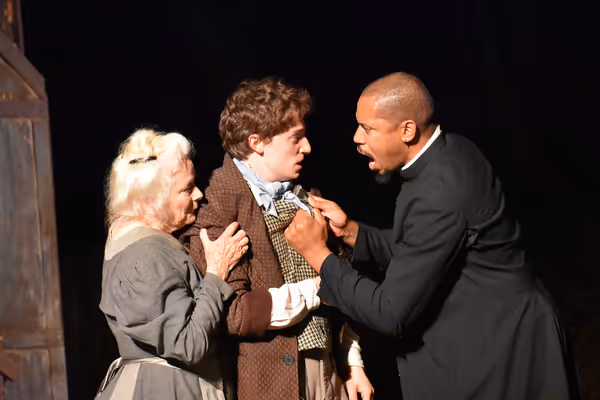 Ellen Geer, Asher Hagler, Max Lawrence Photo