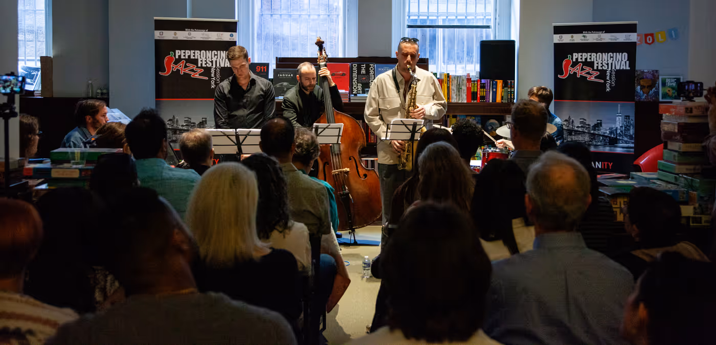 Review: STEFANO BATTAGLIA BAND at Rizzoli Book Store A Season Highlight Image
