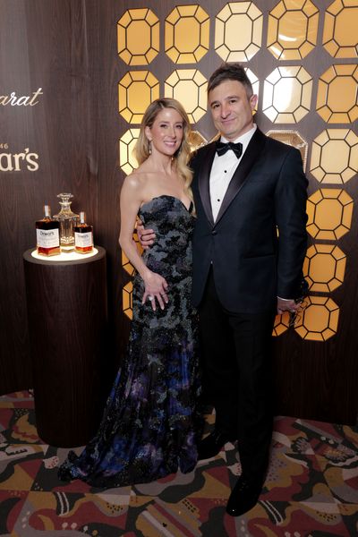 Caissie Levy and David Reiser  Photo