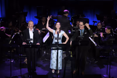 Bill Irwin, Shereen Ahmed, and Laird Mackintosh  Photo