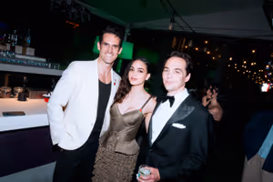John Riddle, Melissa Barrera, and Jim Parsons @ BroadwayWorld John Riddle, Melissa Barrera, and Jim Parsons Photo