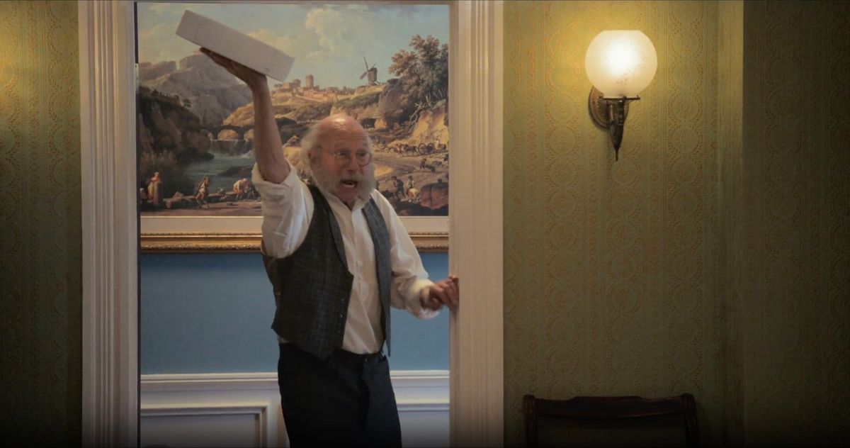 Larry David at Video/Photos: Lin-Manuel Miranda, Jane Krakowski, & More in Trailer for Larry David Historical Comedy