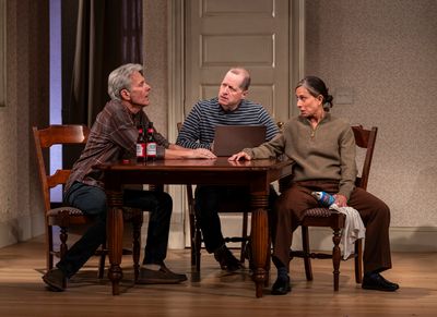 Gary Cole, Tim Hopper and Audrey Francis Photo