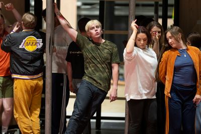 Cast of Trainspotting The Musical. (Credit Hugo Glendinning) 3 Photo