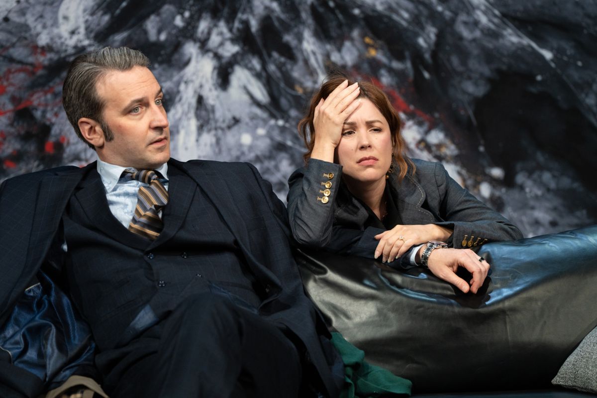Nick Freed, Christina Rios at Photos: GOD OF CARNAGE at New Jewish Theatre