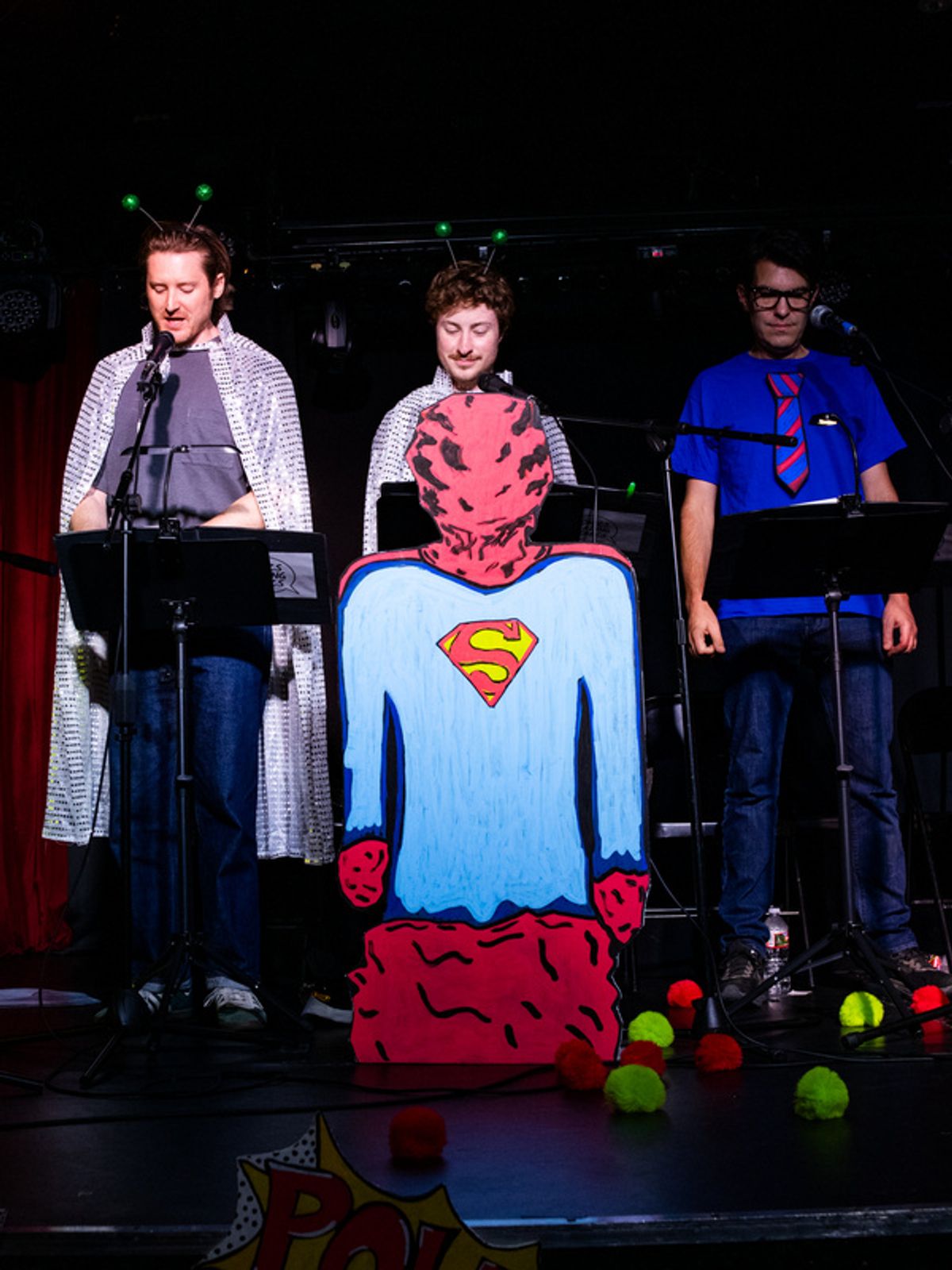 Colin Stanley, Charlie James, Dan Mintz at Photos: COMICS READING COMICS Perform Sold Out Preview Show