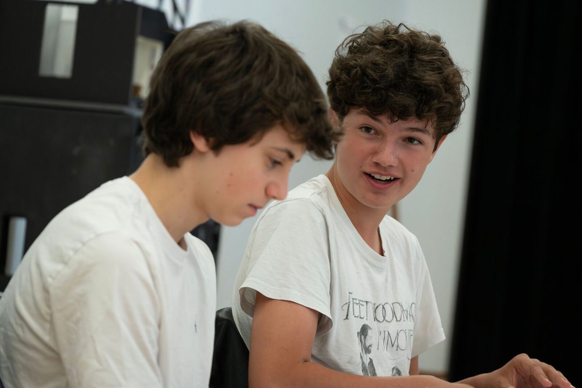 Julius Rinzel and Ivan Howe at Photos: THE SAVIORS in Rehearsal at Atlantic Theater Company