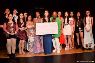 N'Kenge, Michael James Scott and the Finalists of Are You The Next Showstopper? Photo