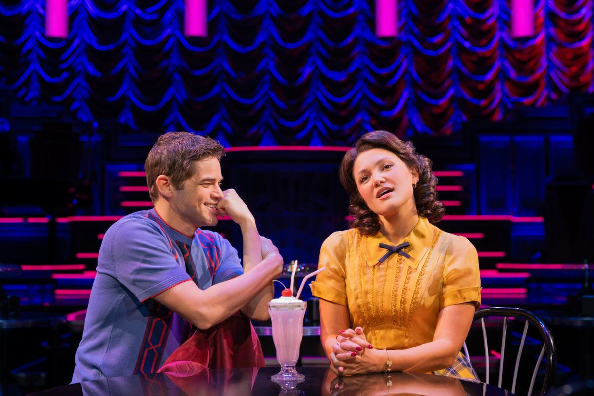 Jeremy Jordan and Olivia Holt at Photos: Olivia Holt Joins the Cast of JUST IN TIME on Broadway