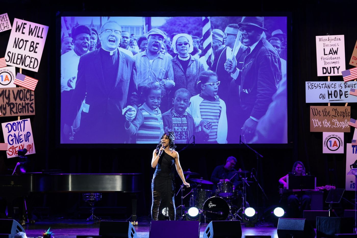 Photos/Videos: Broadway Inspirational Voices, Kayla Davion, Jenn Colella & More at RISE UP, SING OUT: A CONCERT FOR THE FIRST AMENDMENT Image