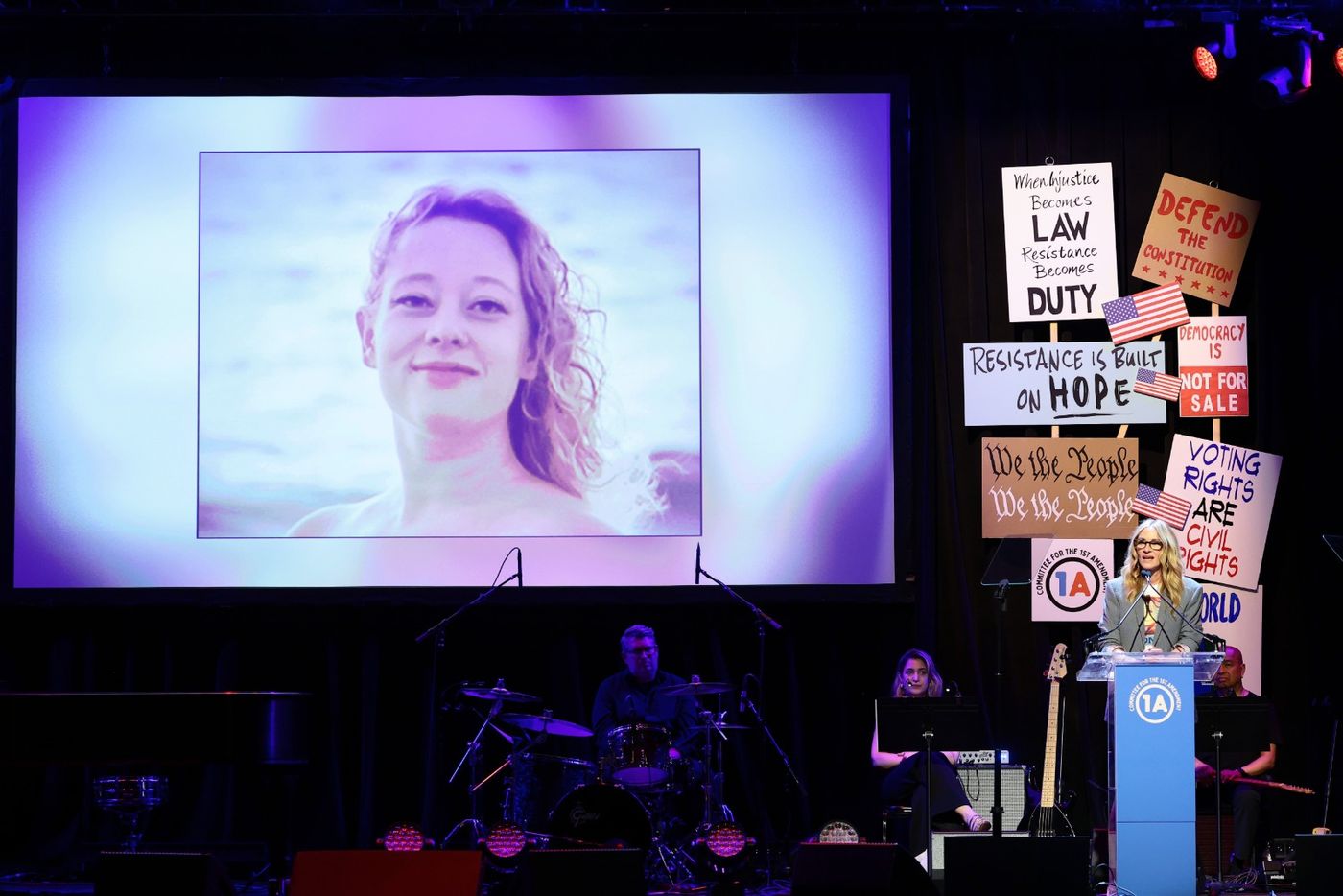 Photos/Videos: Broadway Inspirational Voices, Kayla Davion, Jenn Colella & More at RISE UP, SING OUT: A CONCERT FOR THE FIRST AMENDMENT Image