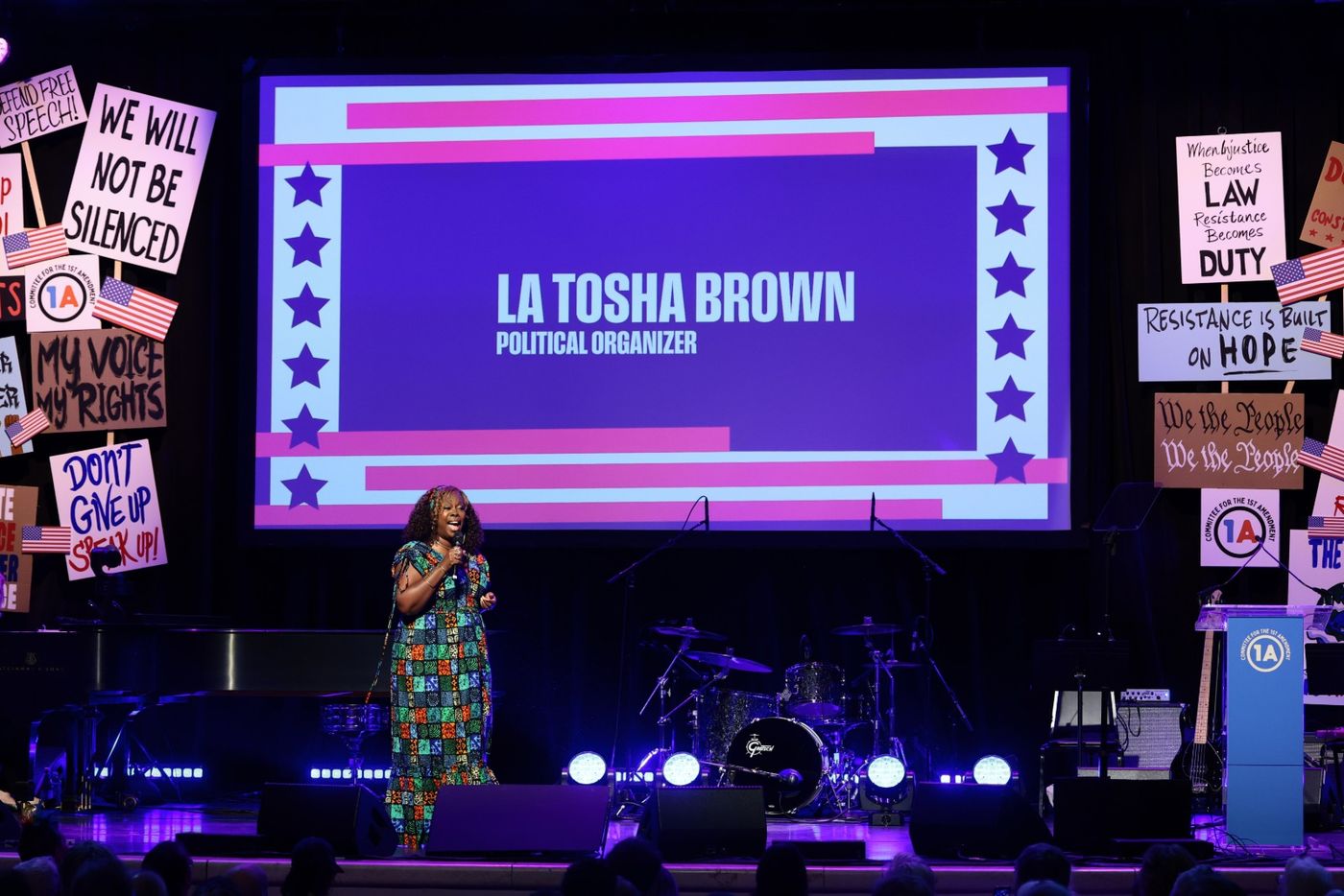 Photos/Videos: Broadway Inspirational Voices, Kayla Davion, Jenn Colella & More at RISE UP, SING OUT: A CONCERT FOR THE FIRST AMENDMENT Image