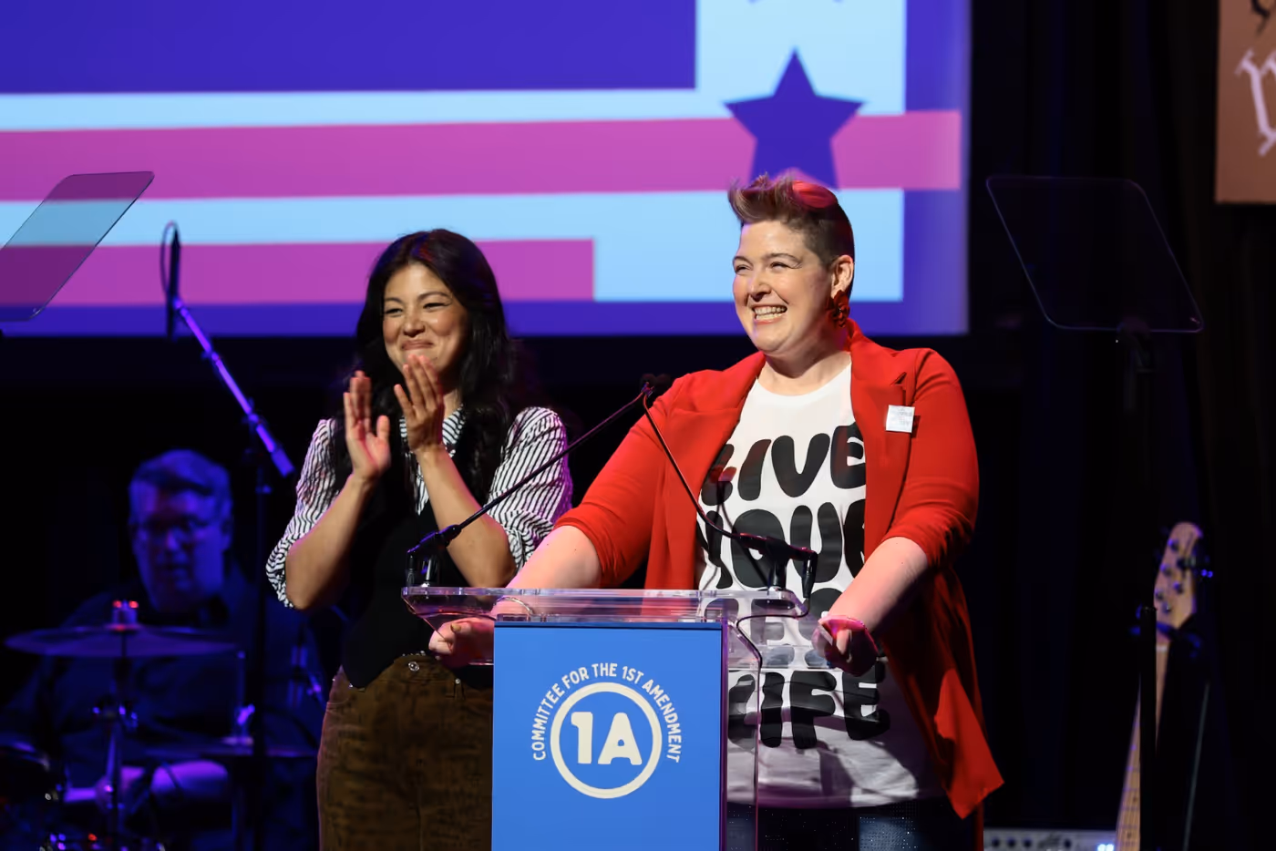 Photos/Videos: Broadway Inspirational Voices, Kayla Davion, Jenn Colella & More at RISE UP, SING OUT: A CONCERT FOR THE FIRST AMENDMENT Image