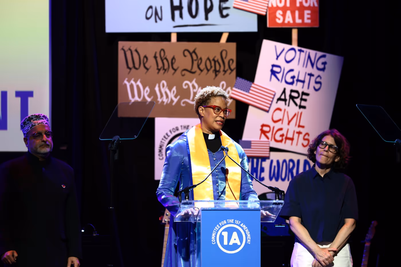 Photos/Videos: Broadway Inspirational Voices, Kayla Davion, Jenn Colella & More at RISE UP, SING OUT: A CONCERT FOR THE FIRST AMENDMENT Image