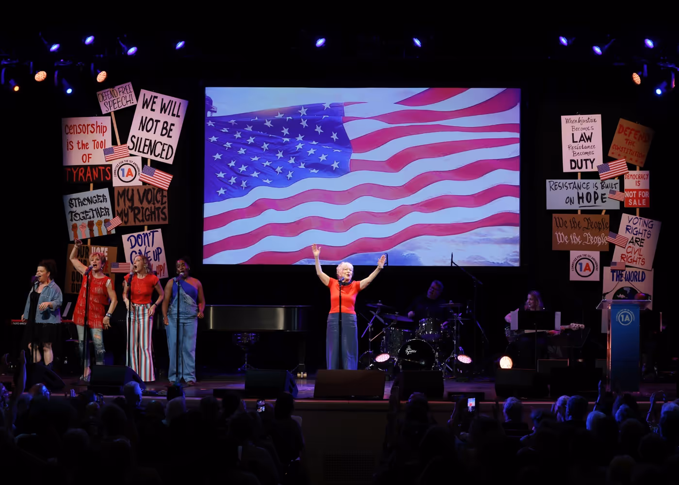 Photos/Videos: Broadway Inspirational Voices, Kayla Davion, Jenn Colella & More at RISE UP, SING OUT: A CONCERT FOR THE FIRST AMENDMENT Image