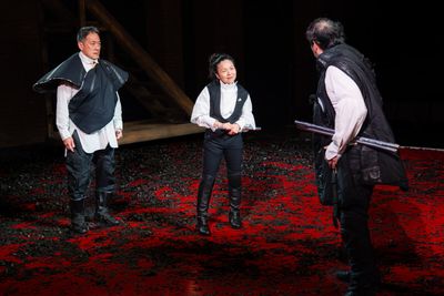 Paul Juhn, Julyana Soelistyo, and David Shih Photo