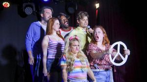 Reagan Osborne, Sarah Wines, Mitchell Gerrard Johnson, Carly Jibson, Garrett, Clayton, Madeleine Heil @ BroadwayWorld Reagan Osborne, Sarah Wines, Mitchell Gerrard Johnson, Carly Jibson, Garrett, Clayton Photo