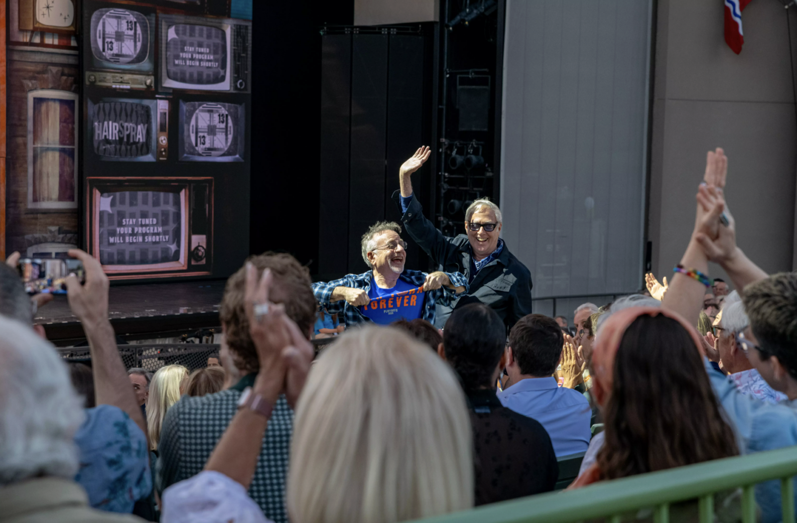Photo: HAIRSPRAY Creators Marc Shaiman and Scott Wittman Attend Opening Night at The Muny — photo 1 of 1