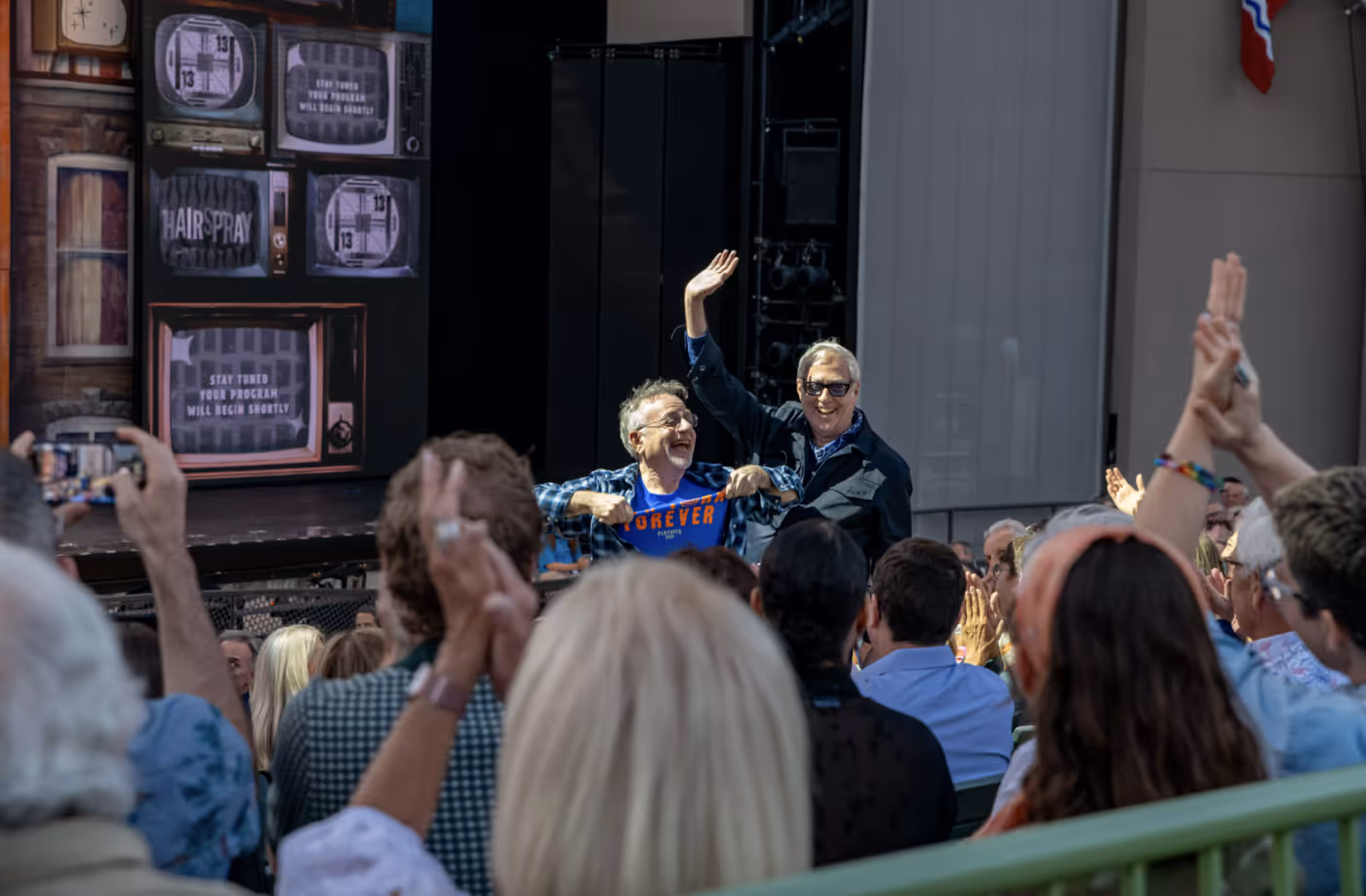 Photo: HAIRSPRAY Creators Marc Shaiman and Scott Wittman Attend Opening Night at The Muny Image