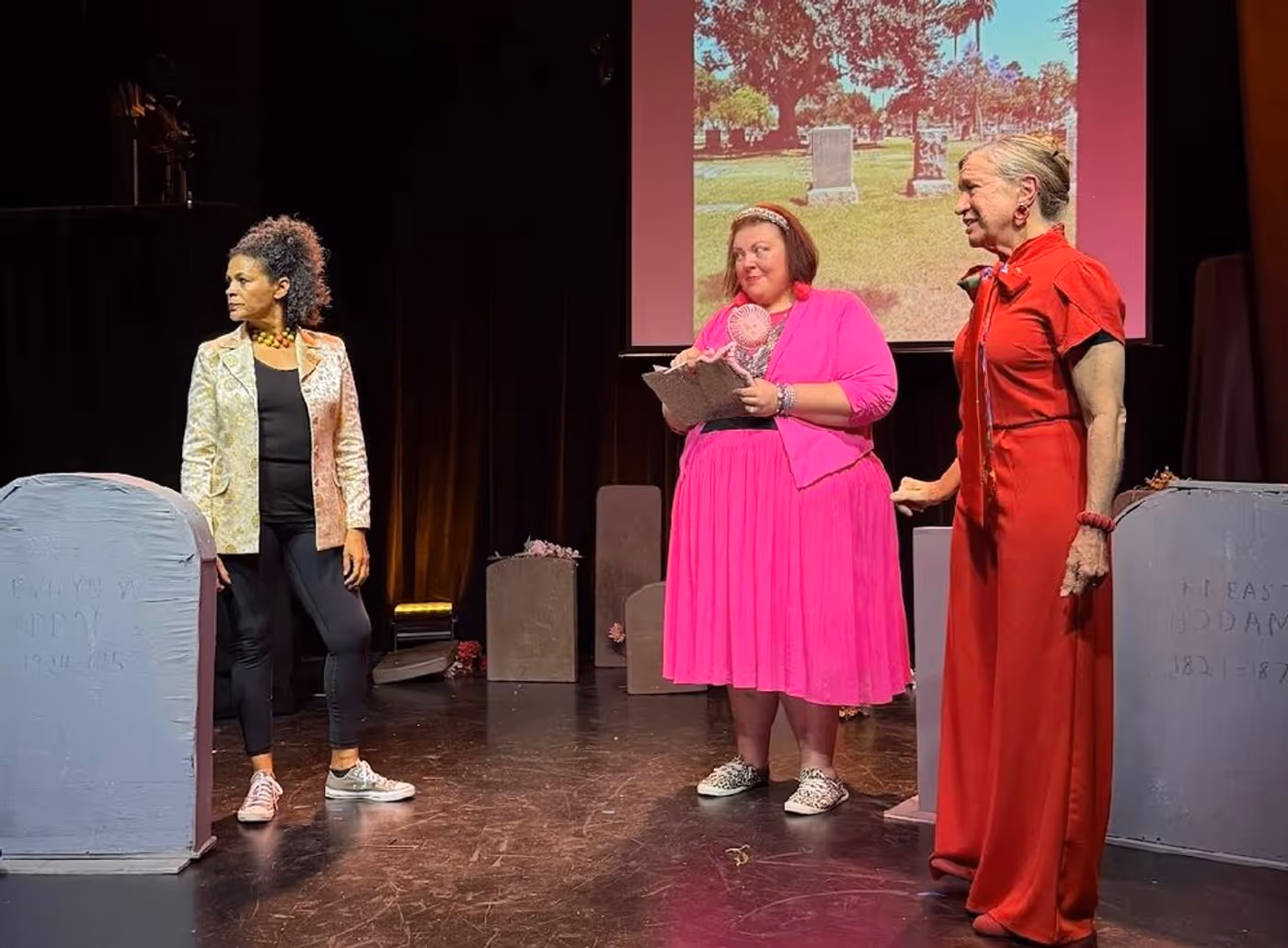 Review: AMAZING GRAVES Sets Two Short Plays Inside the Same Cemetery Image