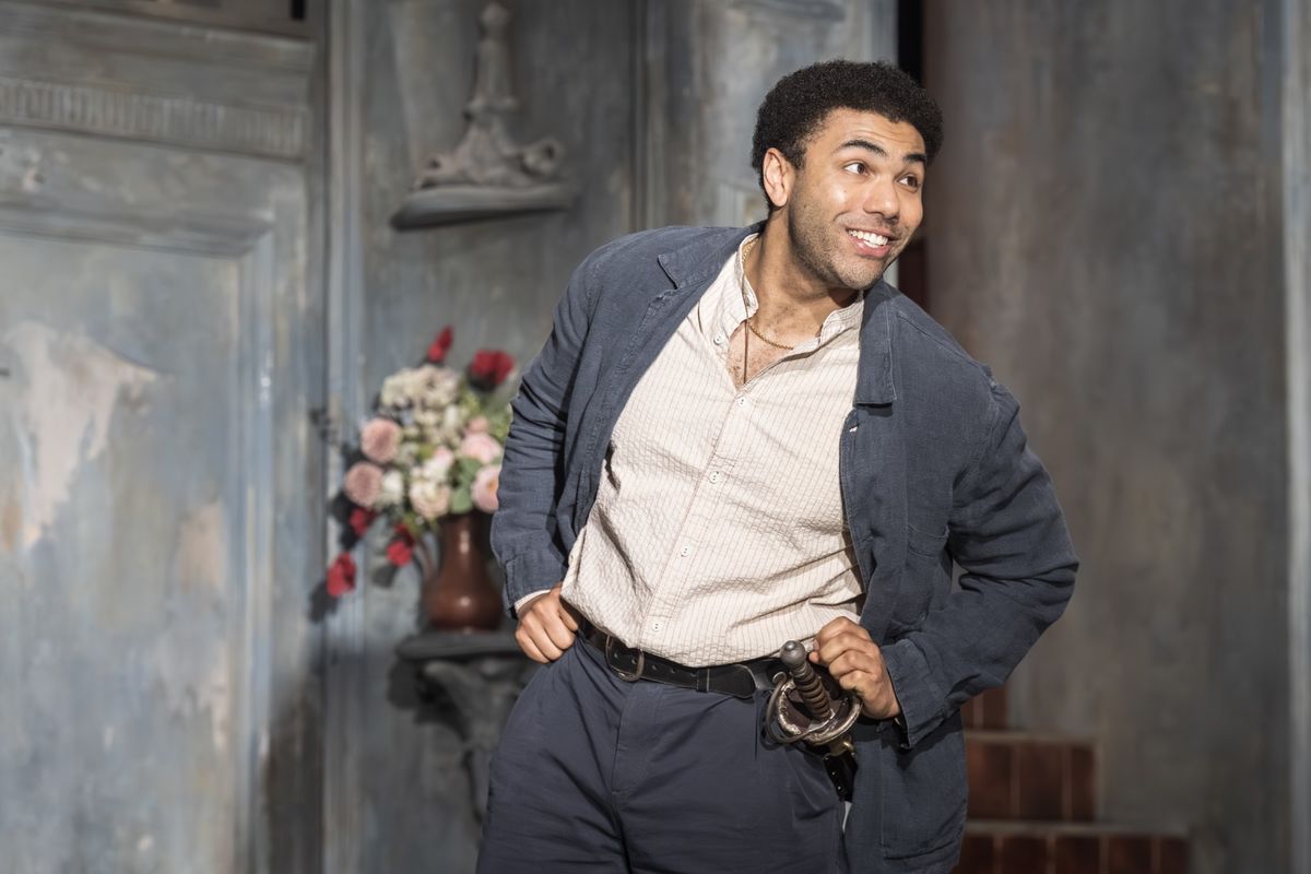Levi Brown at Photos: Adrian Lester and More in CYRANO DE BERGERAC at the Noel Coward Theatre