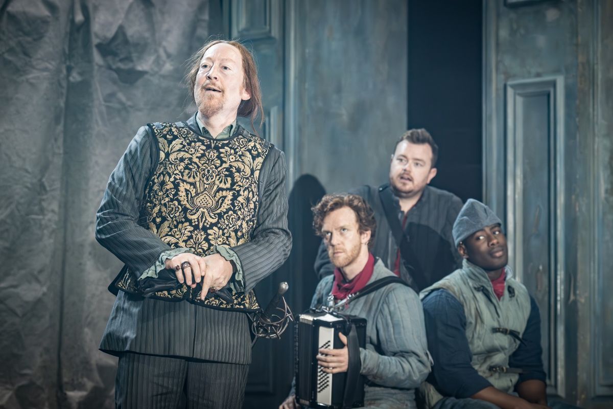 Scott Handy, Josh Sneesby, Joe Butcher, Joseph Christain at Photos: Adrian Lester and More in CYRANO DE BERGERAC at the Noel Coward Theatre