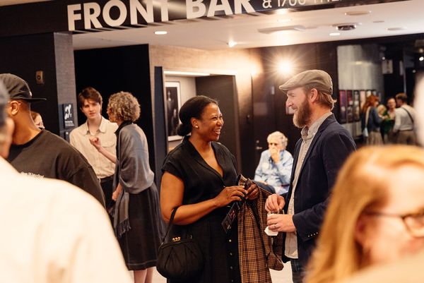 Ensemble members Alana Arenas and Cliff Chamberlain Photo