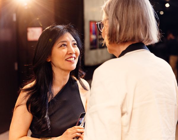 Playwright Mia Chung and director/ensemble member Amy Morton Photo