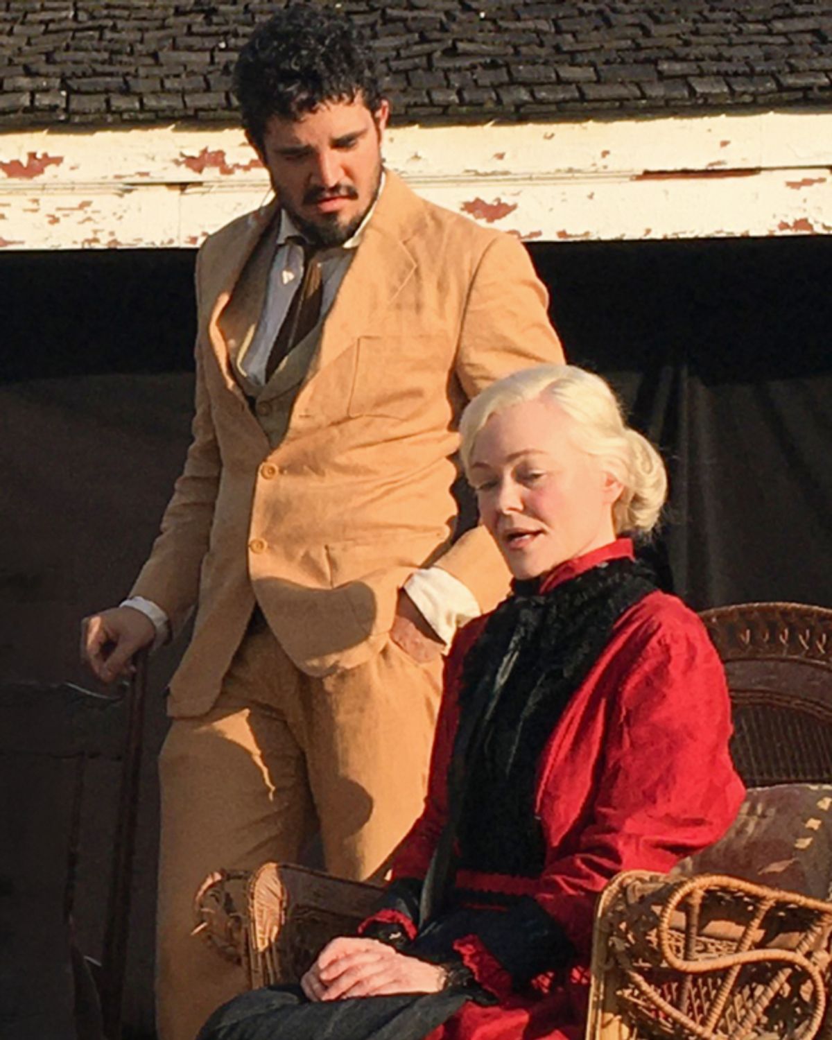 Juan Pablo Toro, Billie Andersson at Photos: Shakespeare Downtown's UNCLE VANYA at Castle Clinton National Monument at The Battery