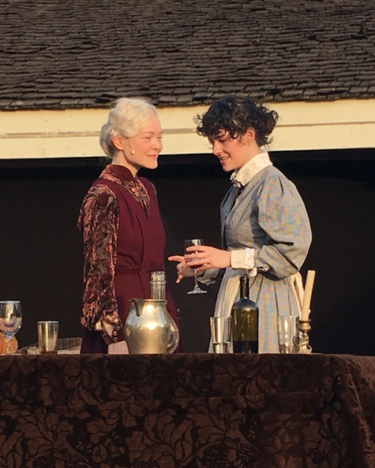Billie Andersson, Scarlett Strasberg at Photos: Shakespeare Downtown's UNCLE VANYA at Castle Clinton National Monument at The Battery