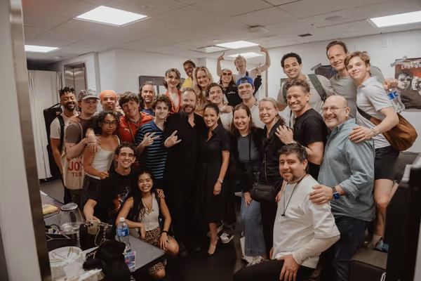 Kiefer Sutherland Visits The Lost Boys on Broadway Photo