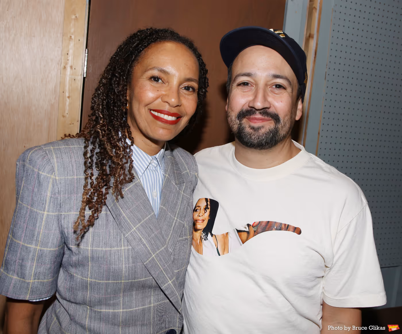 Photos: Lin-Manuel Miranda Visits Eisa Davis at ||: GIRLS :||: CHANCE :||: MUSIC :|| Image