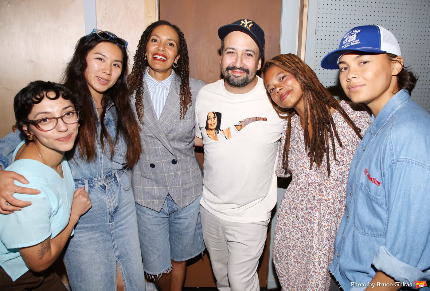 Photos: Lin-Manuel Miranda Visits Eisa Davis at ||: GIRLS :||: CHANCE :||: MUSIC :|| Image