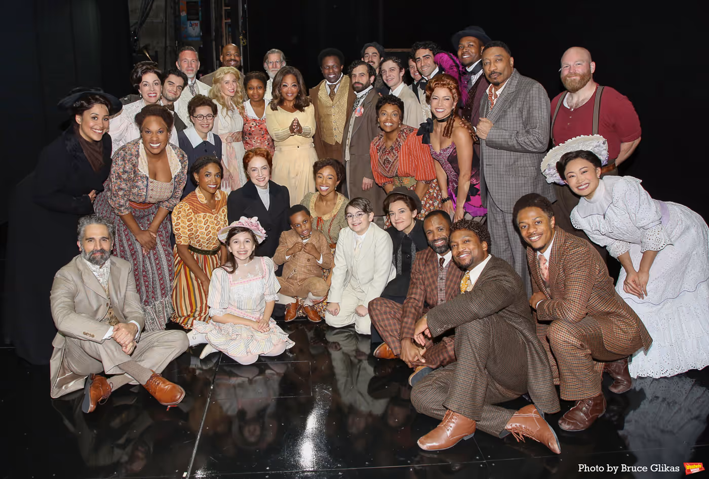 Photos: Oprah Winfrey Poses Backstage with the Cast of RAGTIME Image