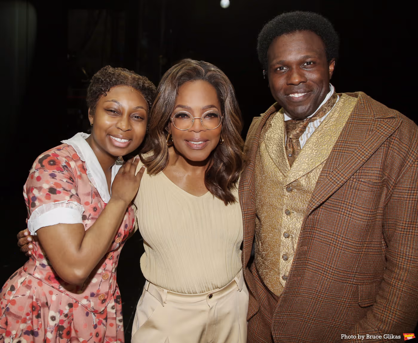 Photos: Oprah Winfrey Poses Backstage with the Cast of RAGTIME Image