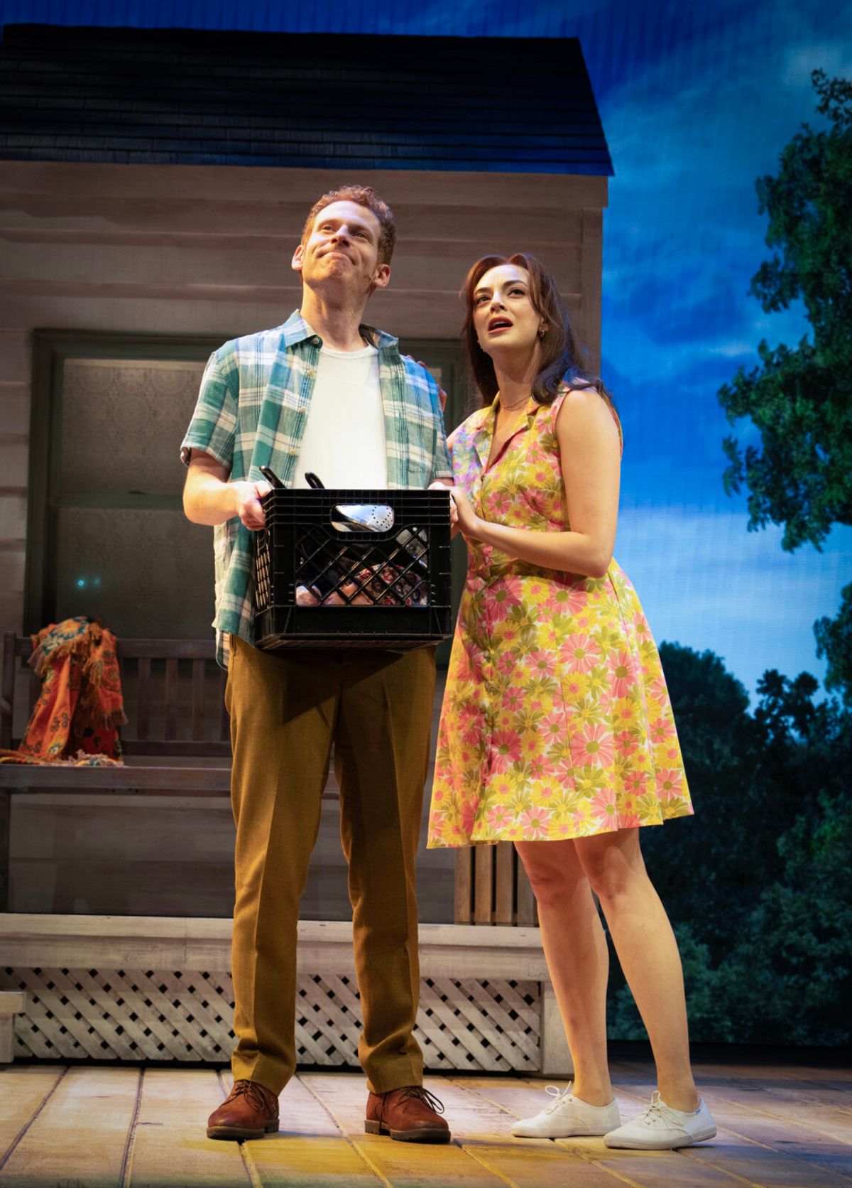 Max Chernin and Talia Suskauer at Photos: A WALK ON THE MOON With Tovah Feldshuh, Talia Suskauer, Max Chernin, Sam Gravitte, and Andréa Burns