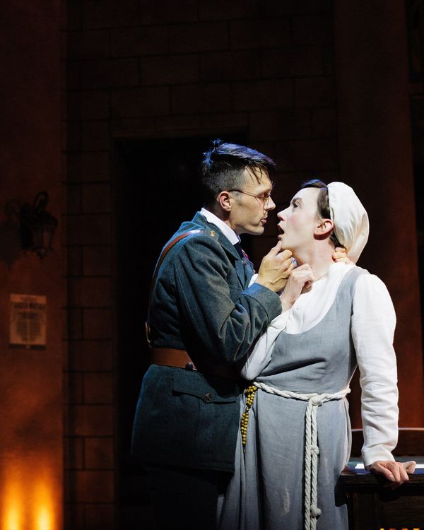 Sam Lilja as Angelo and Amelia Pedlow Photo