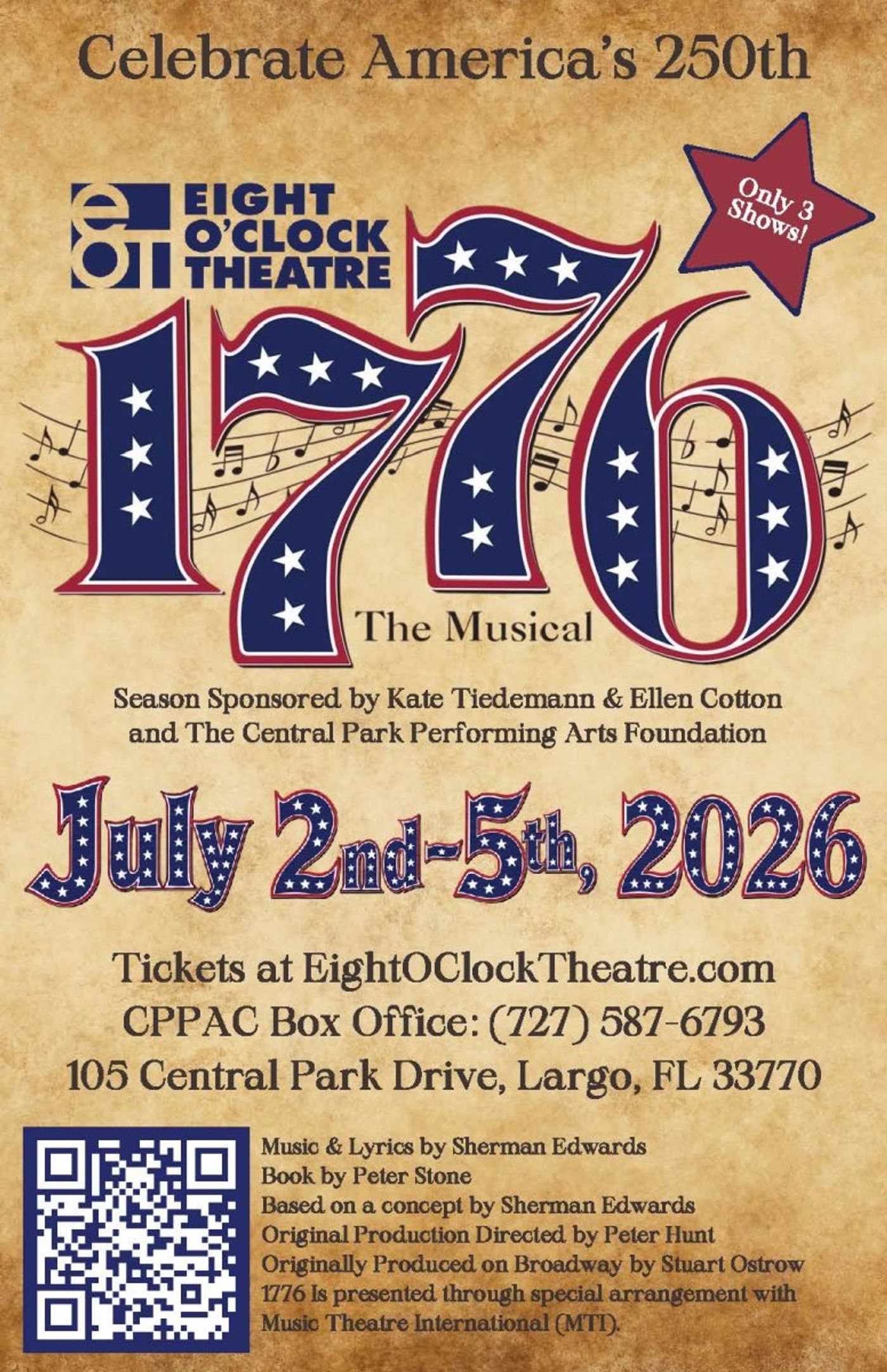 Previews: 1776 at Eight O'Clock Theatre Image