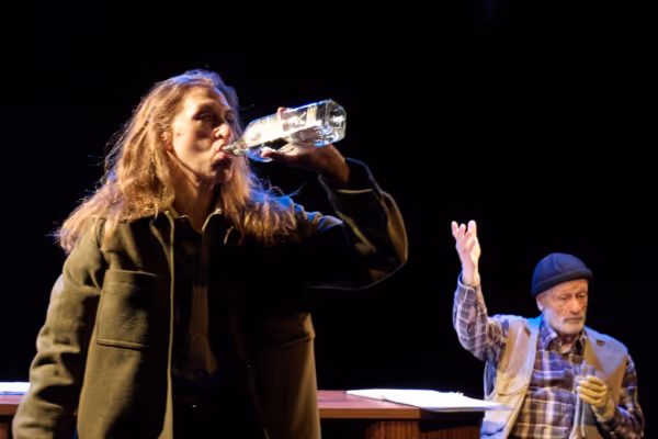 Miriam Kulick and Jacob Harran in The Call Photo