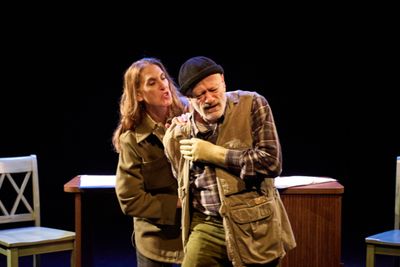 Miriam Kulick and Jacob Harran in The Call Photo