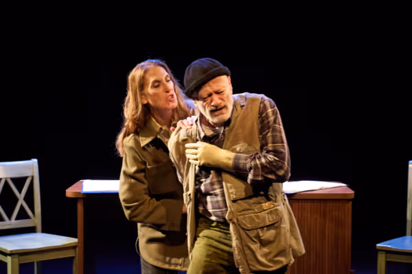 Miriam Kulick and Jacob Harran in The Call Photo