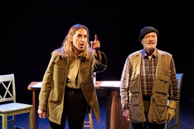 Miriam Kulick and Jacob Harran in The Call Photo