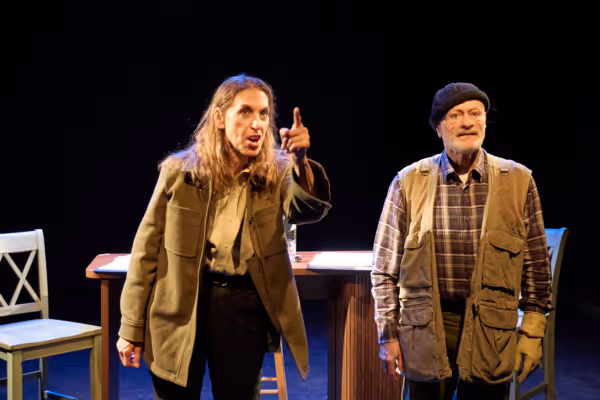 Miriam Kulick and Jacob Harran in The Call Photo